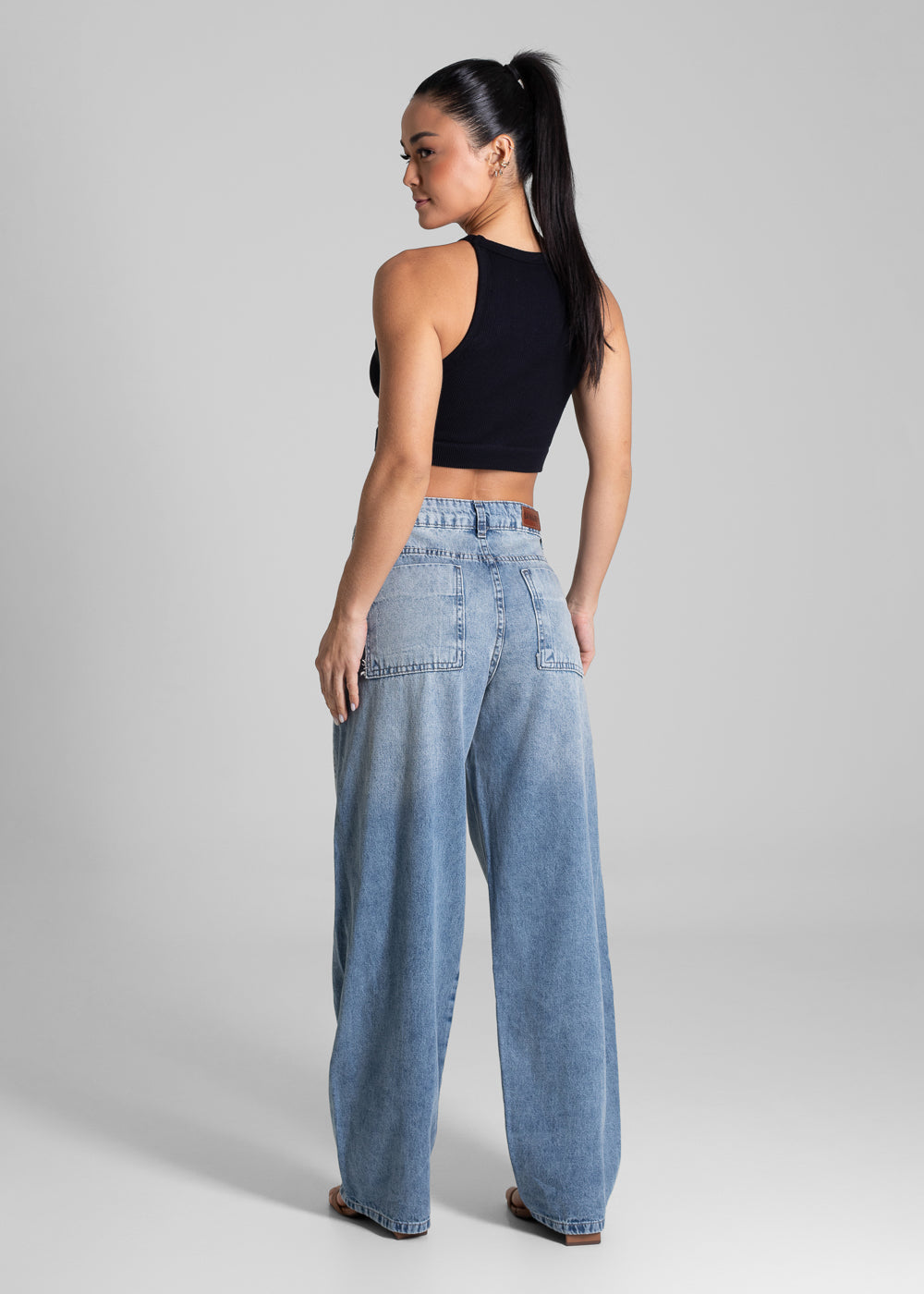 Calça Jeans Sawary Barrel - 281857 AZUL