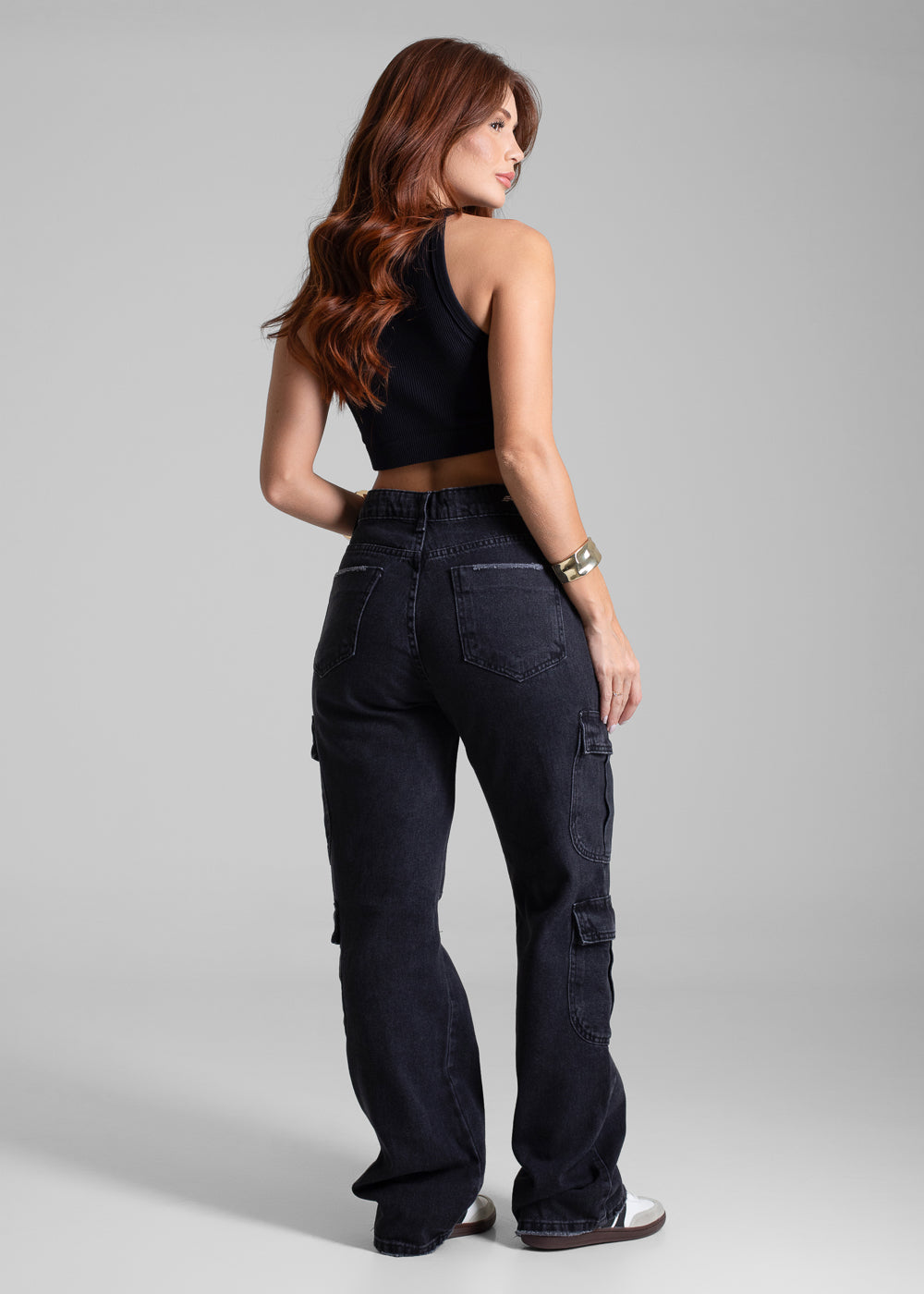 Calça Jeans Sawary Reta - 281858 PRETO