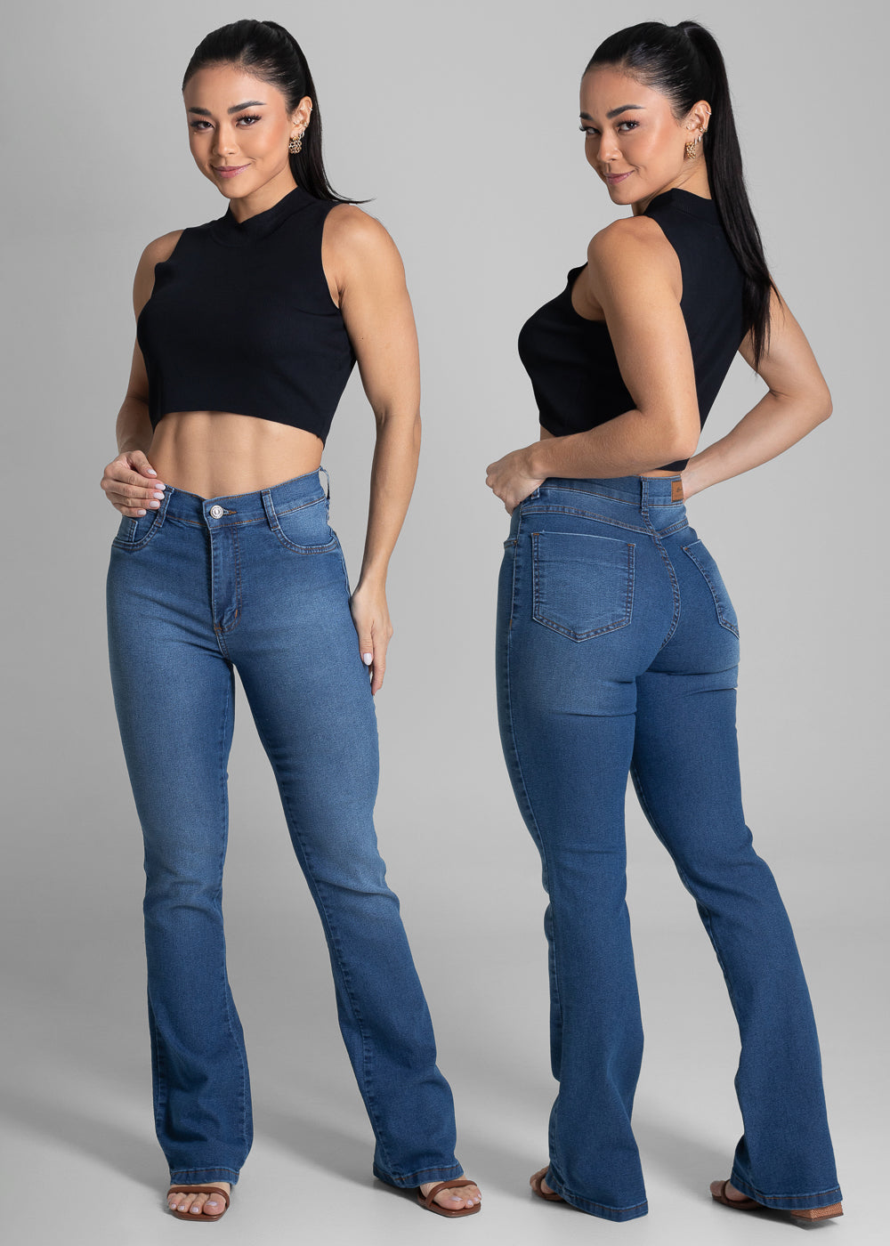 Calça Jeans Sawary Boot Cut - 281859 AZUL