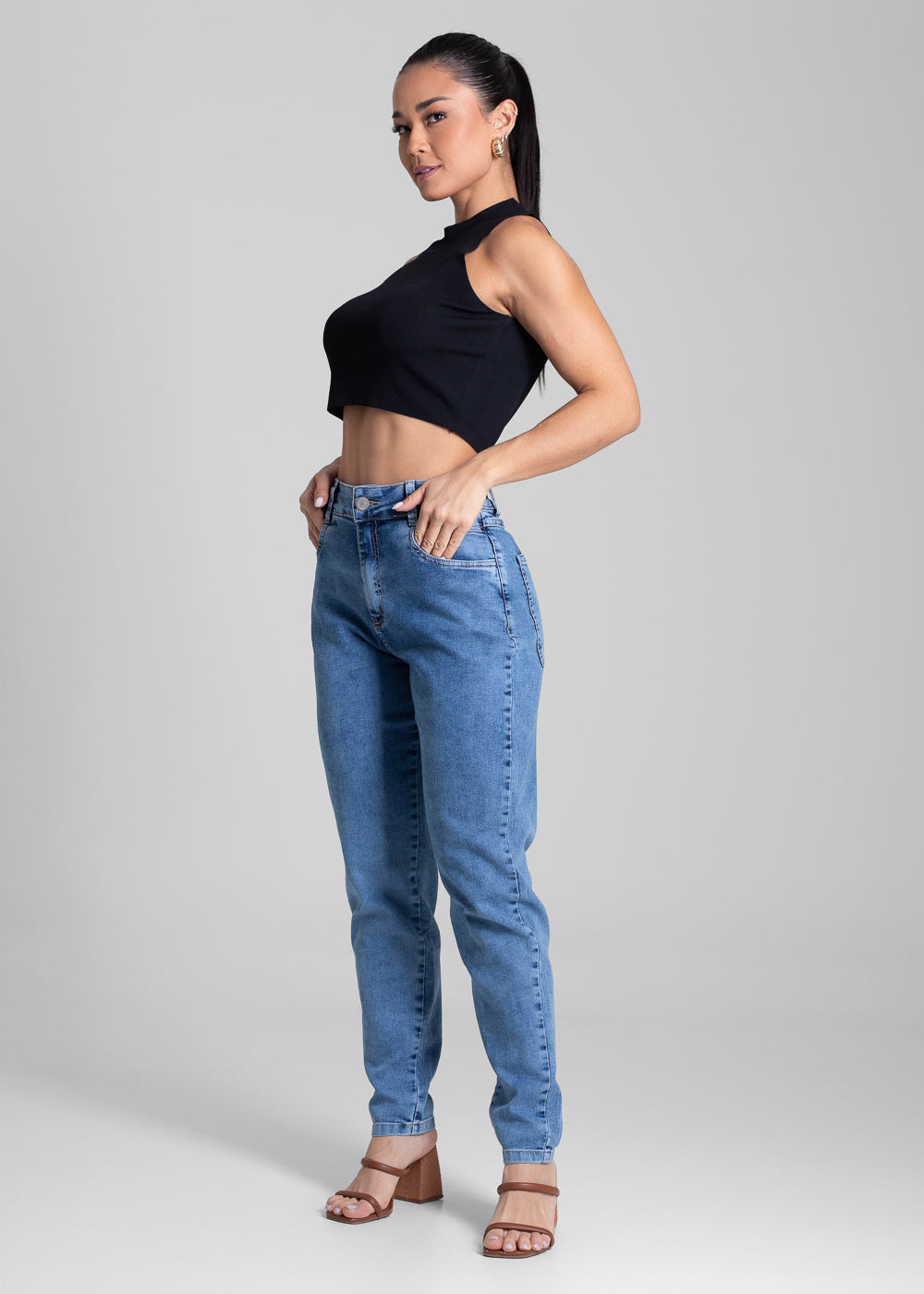 Calça Jeans Sawary Mom - 281862 AZUL