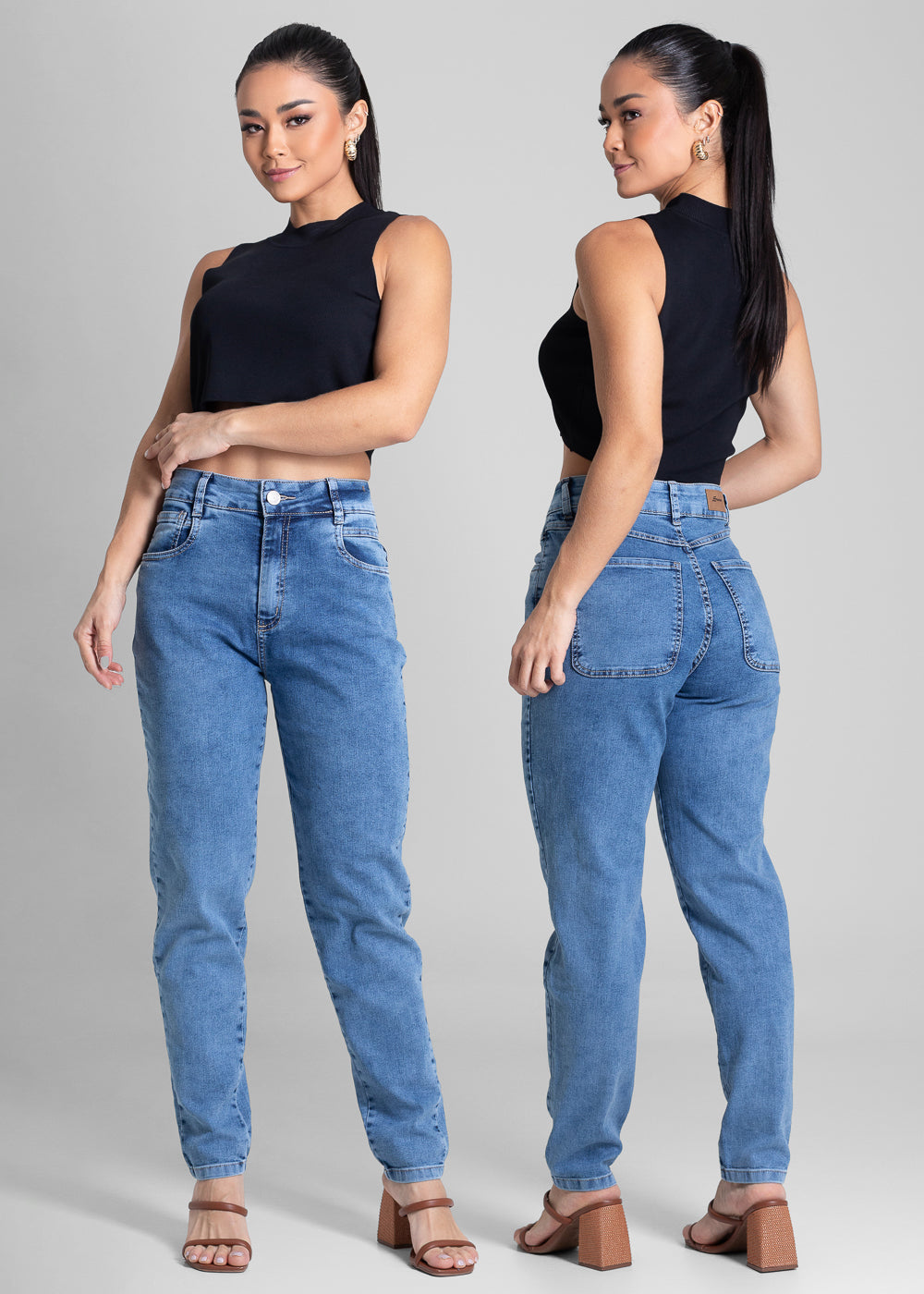 Calça Jeans Sawary Mom - 281862 AZUL