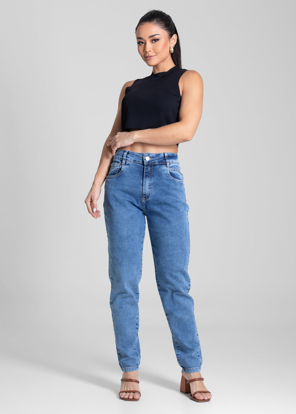Calça Jeans Sawary Mom - 281862 AZUL