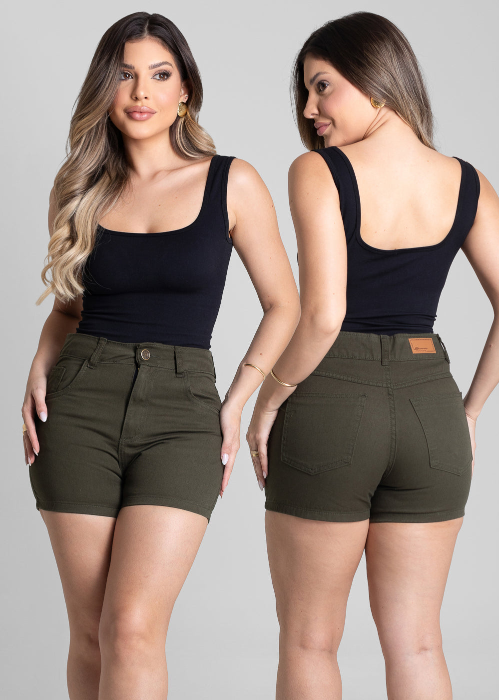 Shorts Sarja Sawary - 281867 VERDE