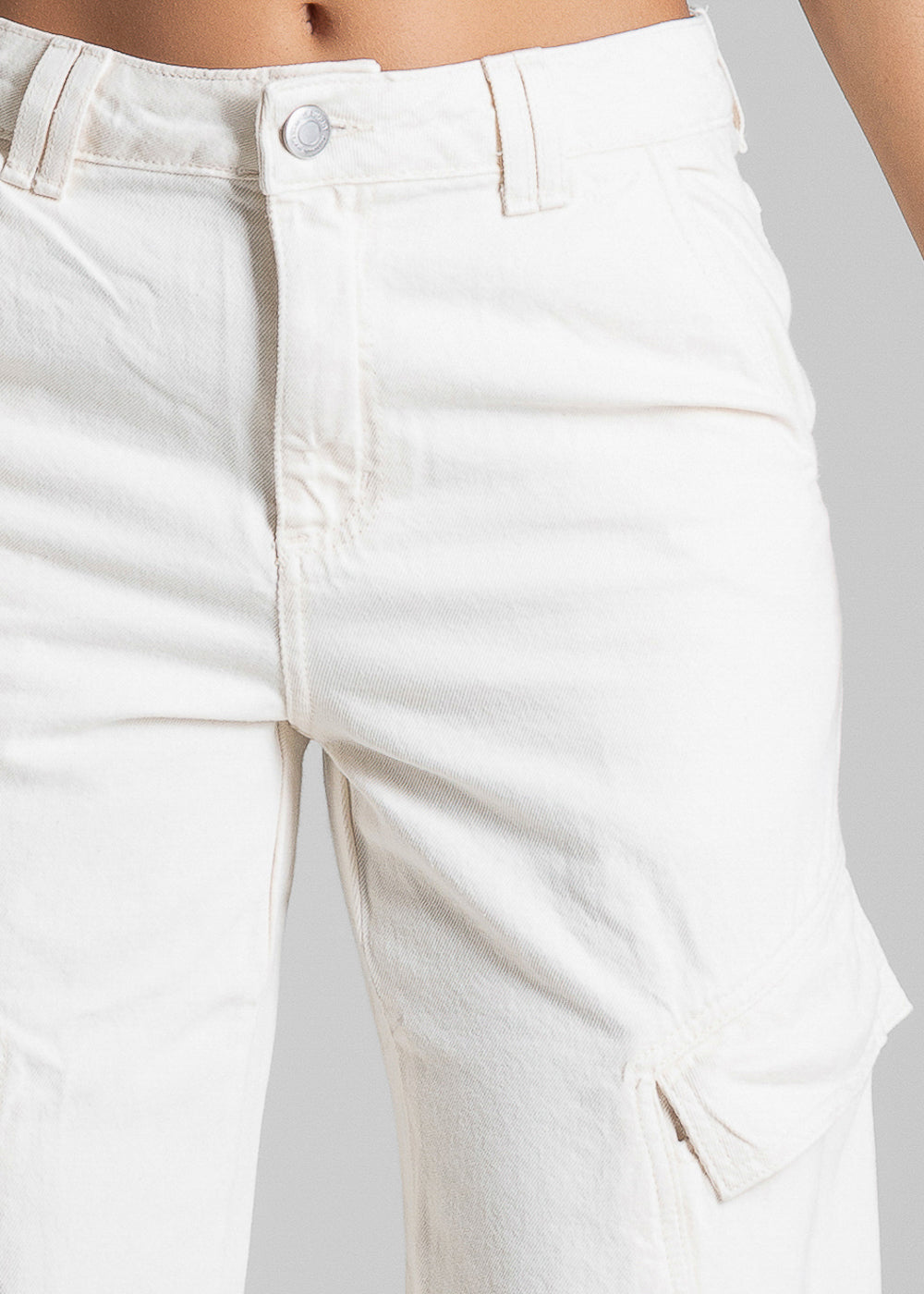 Calça Sarja Sawary Wide Leg - 281870 CRU