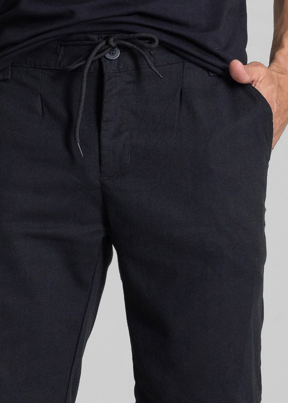 Bermuda Linho Sawary - 281876 PRETO