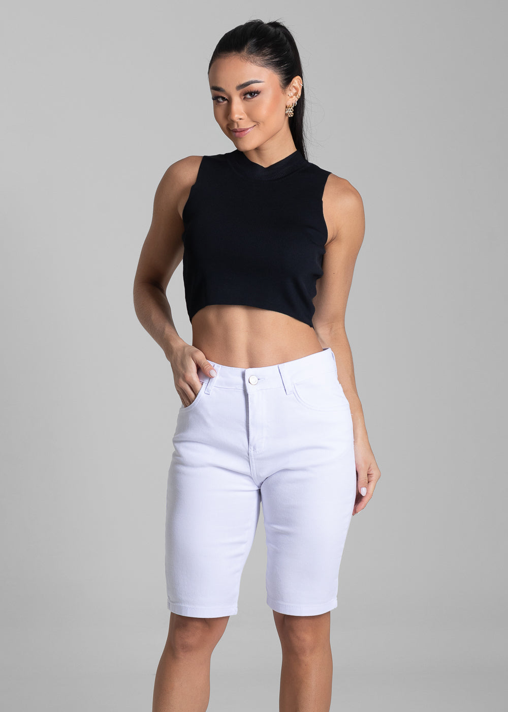 Bermuda Sarja Sawary - 281879 BRANCO