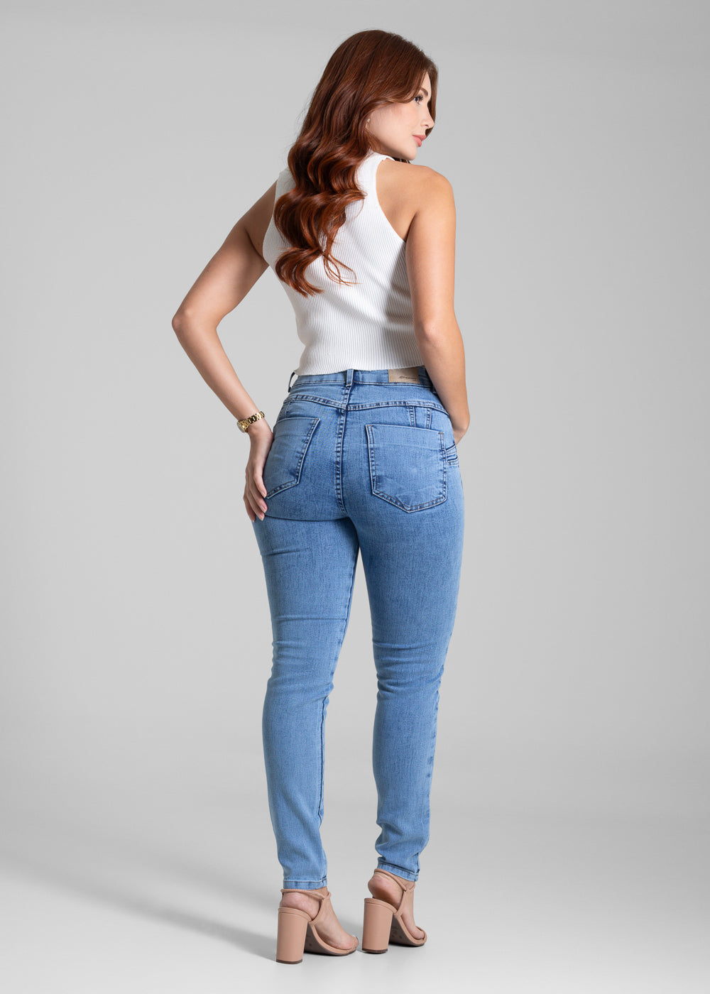 Calça Jeans Sawary Levanta Bumbum - 281887 AZUL