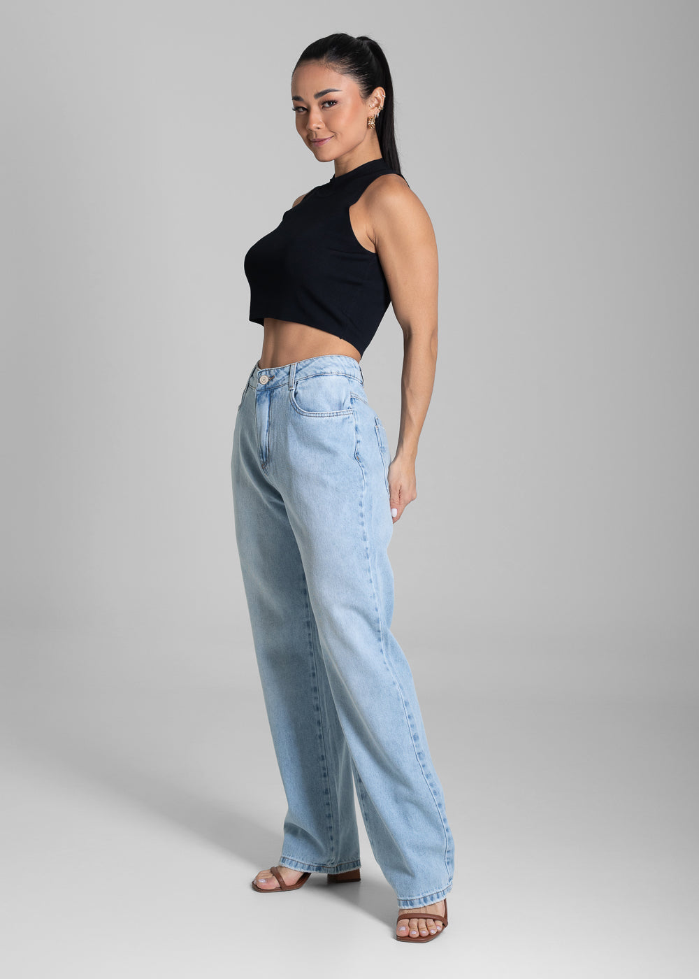 Calça Jeans Sawary Reta - 281889 AZUL