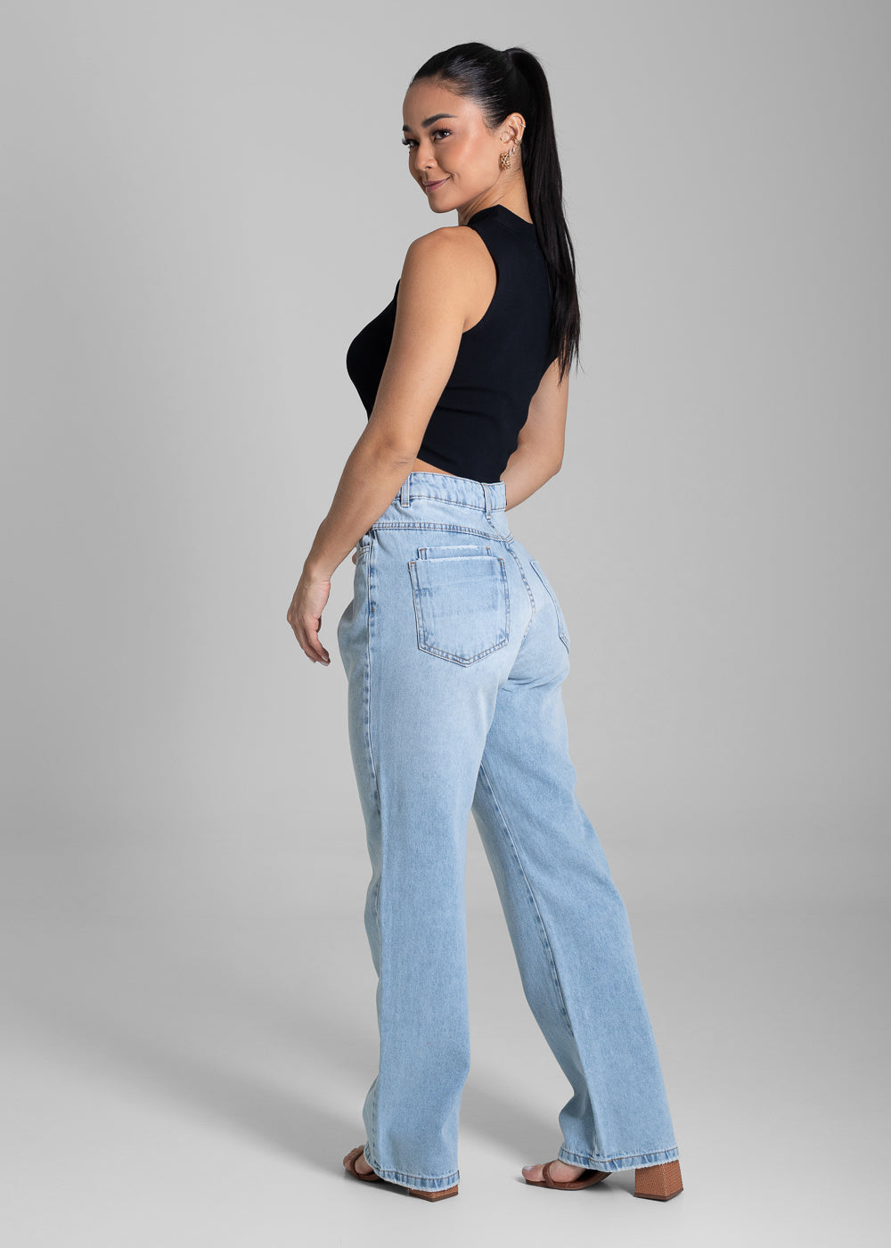 Calça Jeans Sawary Reta - 281889 AZUL