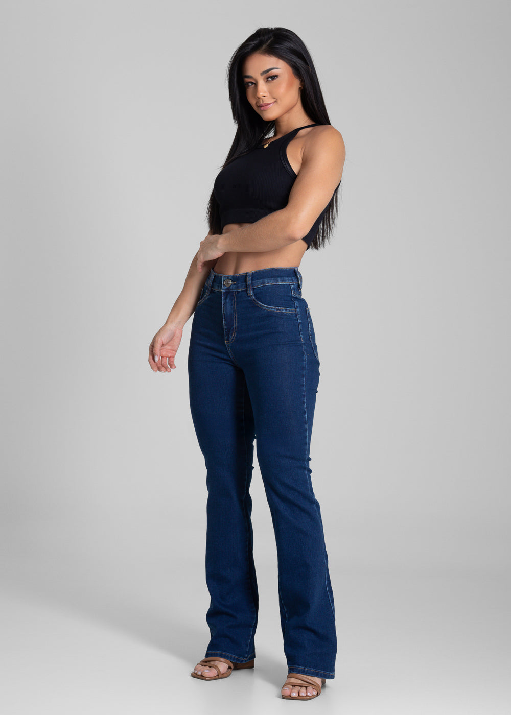 Calça Jeans Sawary Boot Cut - 281905 AZUL