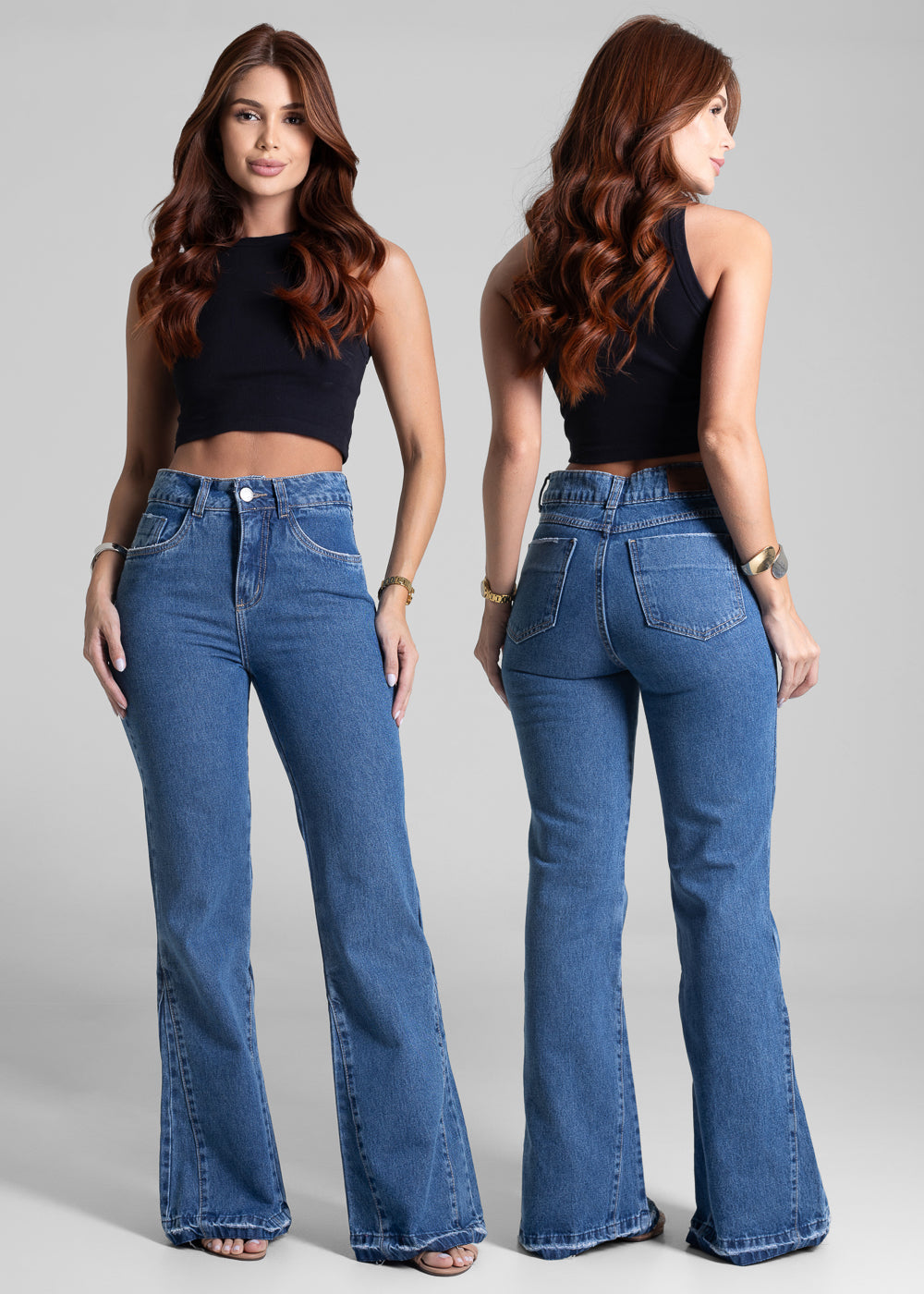 Calça Jeans Sawary Boot Cut - 281922 AZUL
