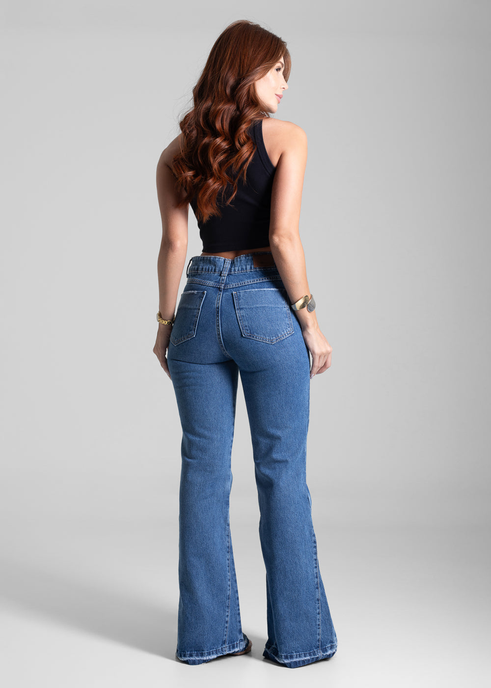 Calça Jeans Sawary Boot Cut - 281922 AZUL