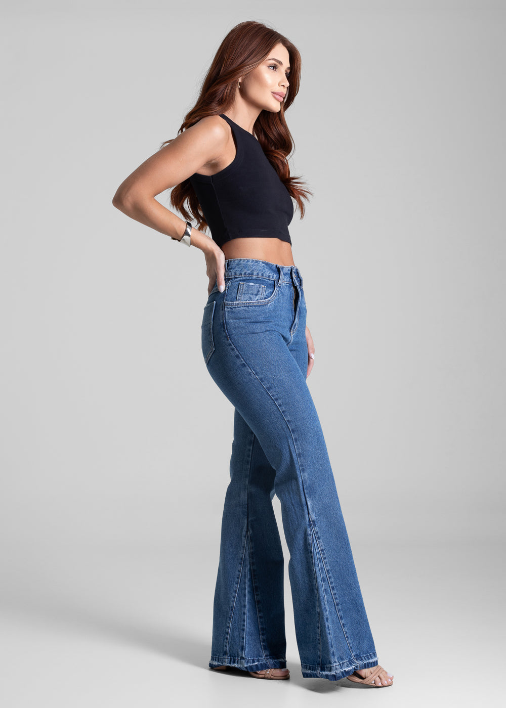 Calça Jeans Sawary Boot Cut - 281922 AZUL