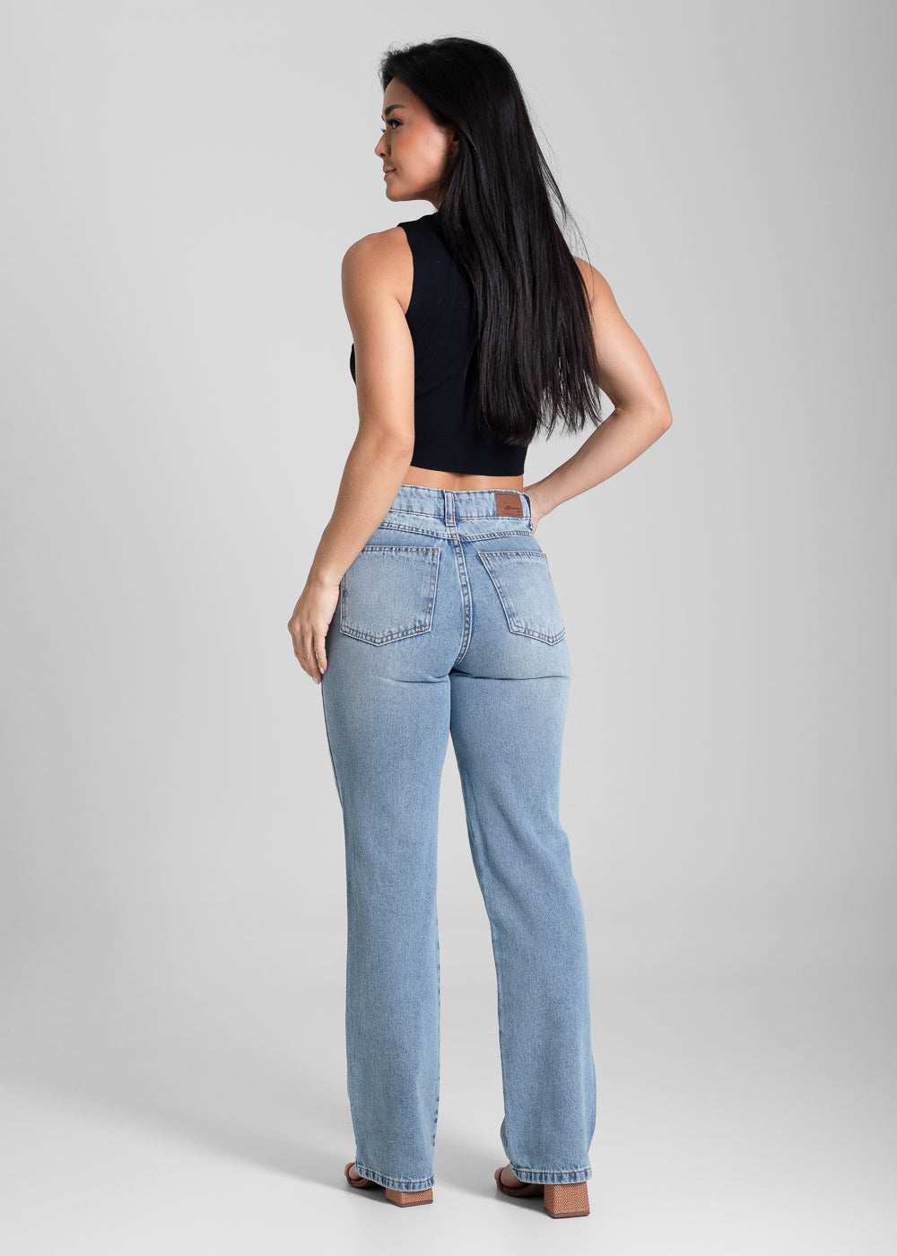 Calça Jeans Sawary Reta - 281923 AZUL