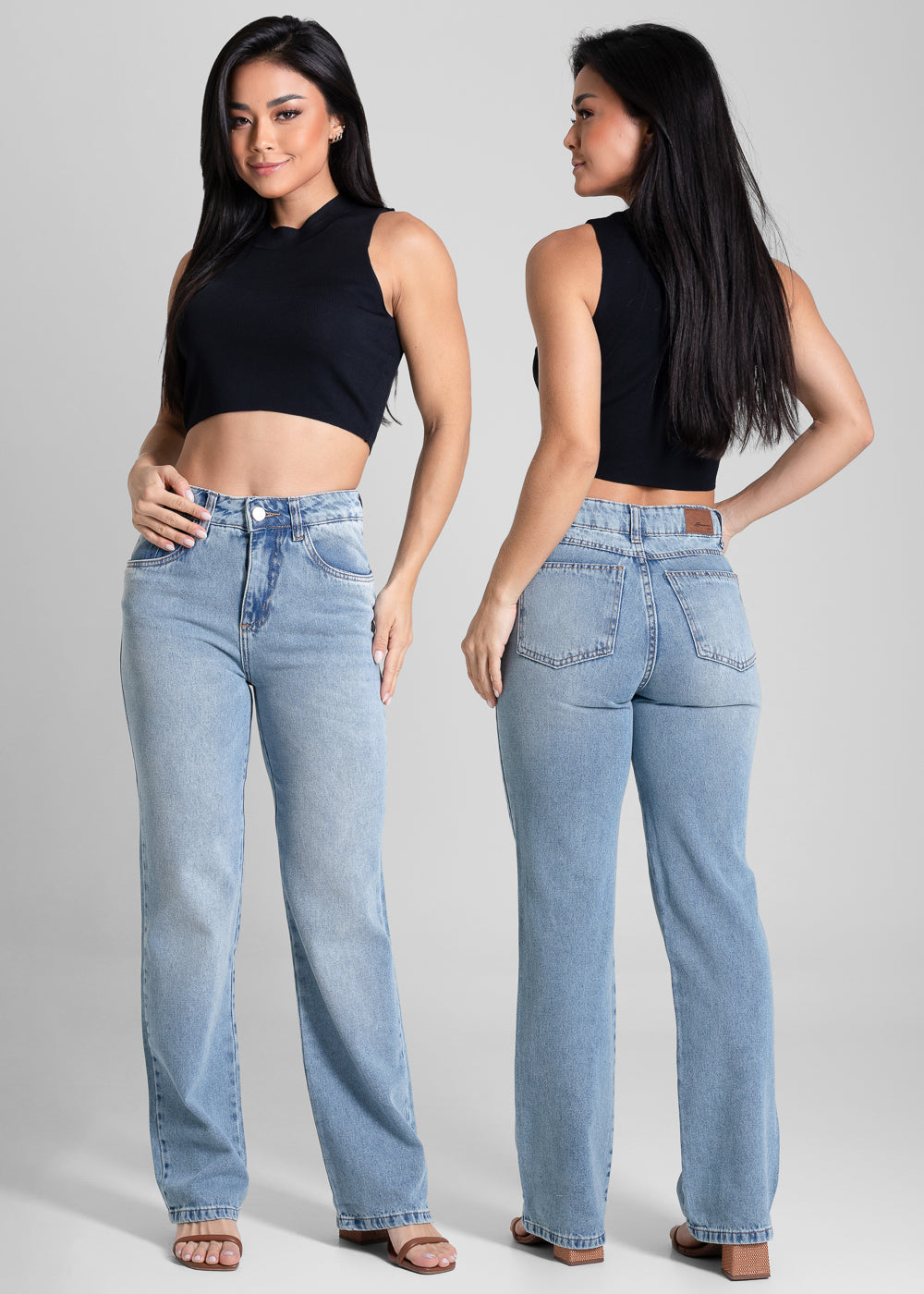 Calça Jeans Sawary Reta - 281923 AZUL