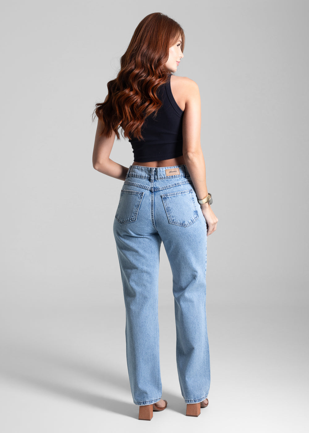 Calça Jeans Sawary Reta - 281930 AZUL