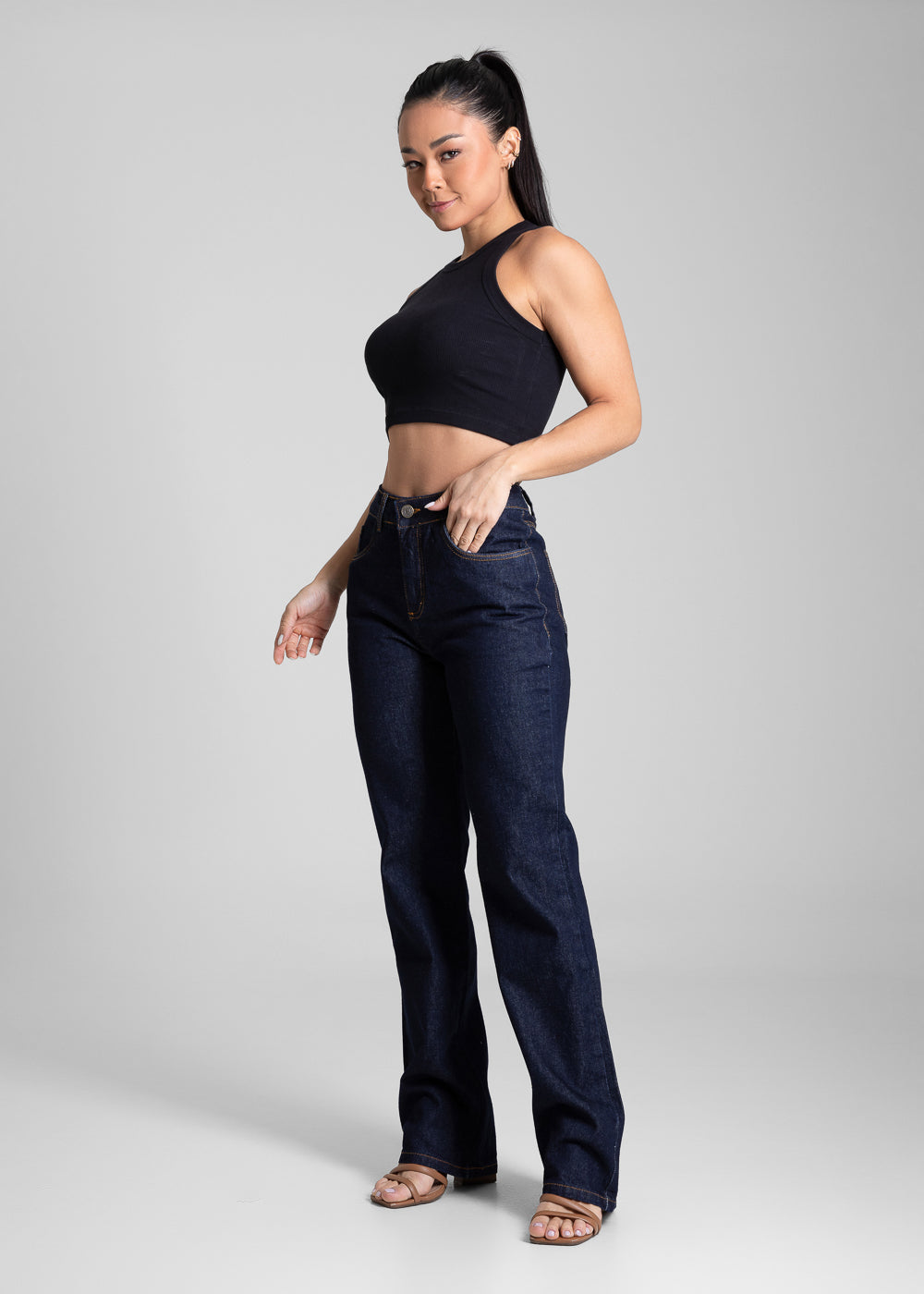 Calça Jeans Sawary Reta - 281932 AZUL