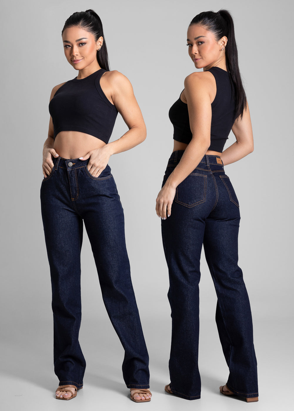 Calça Jeans Sawary Reta - 281932 AZUL