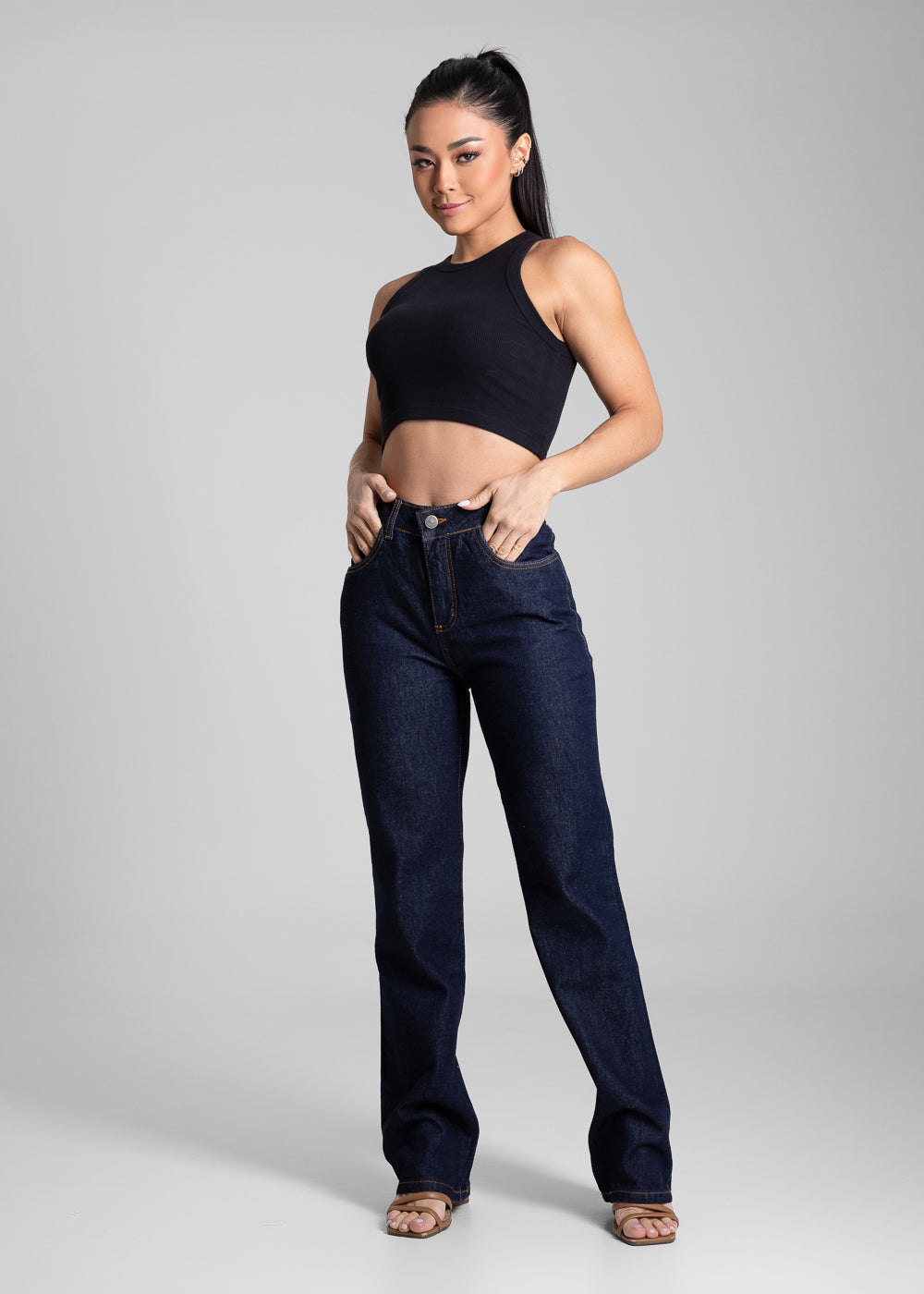 Calça Jeans Sawary Reta - 281932 AZUL