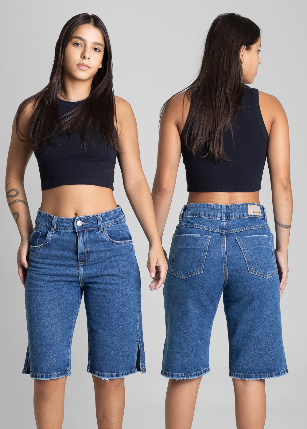 Bermuda Jeans Sawary - 281961 AZUL