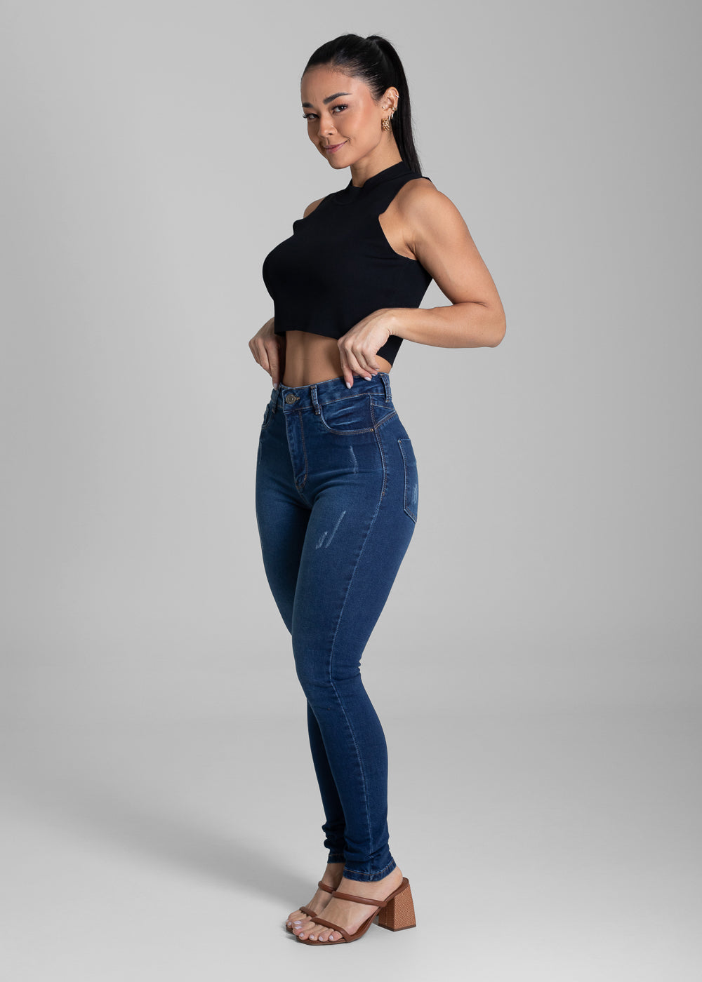 Calça Jeans Sawary Super Lipo - 281964 AZUL