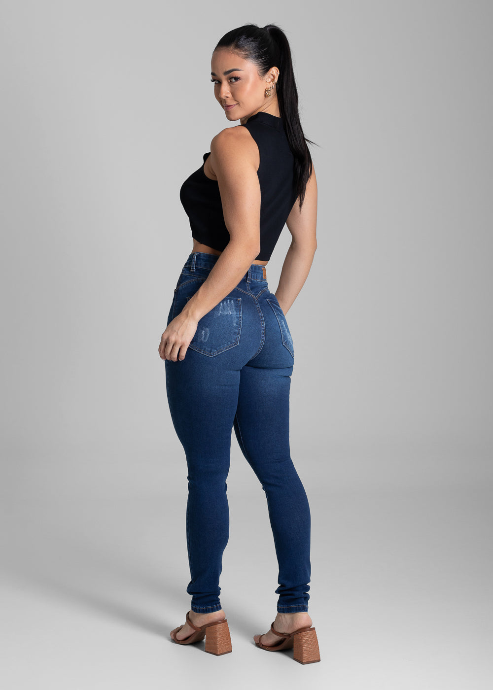 Calça Jeans Sawary Super Lipo - 281964 AZUL