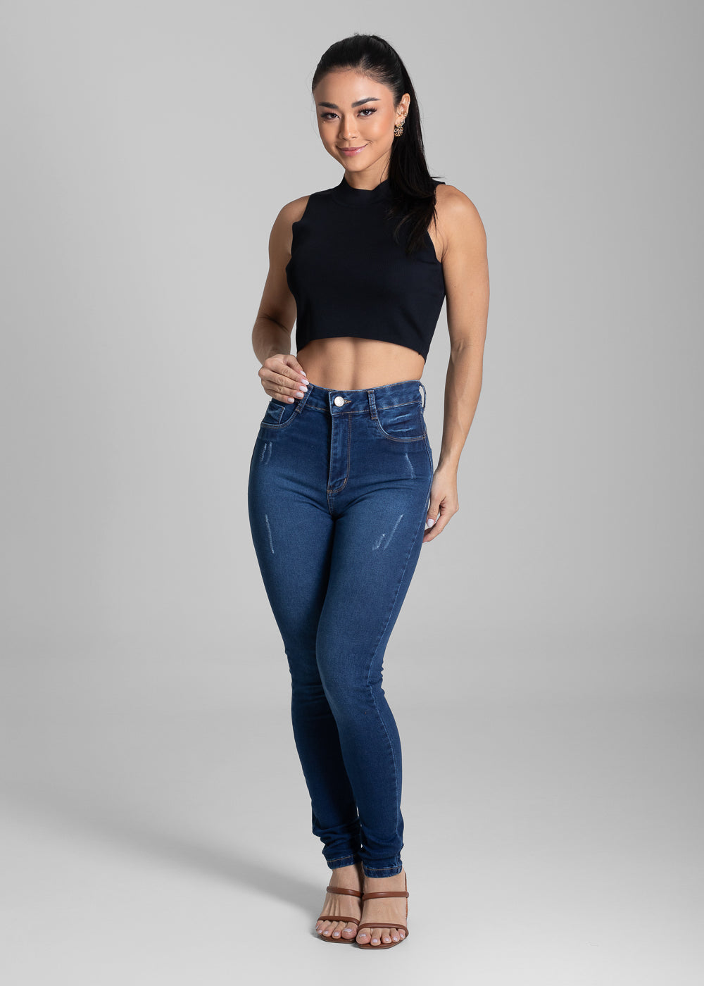 Calça Jeans Sawary Super Lipo - 281964 AZUL