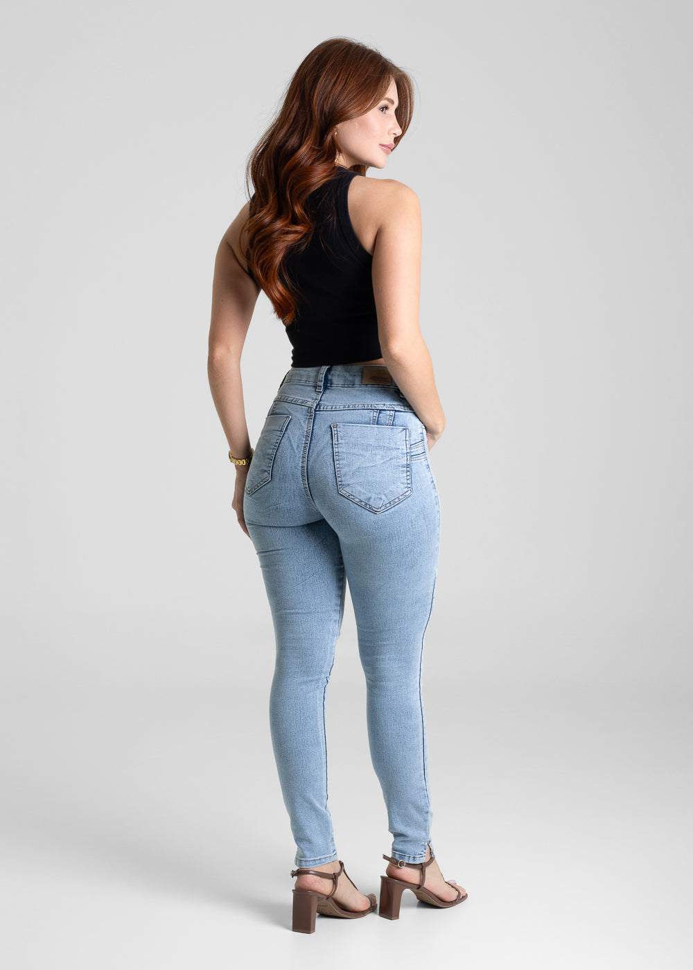 Calça Jeans Sawary Levanta Bumbum - 281979 AZUL