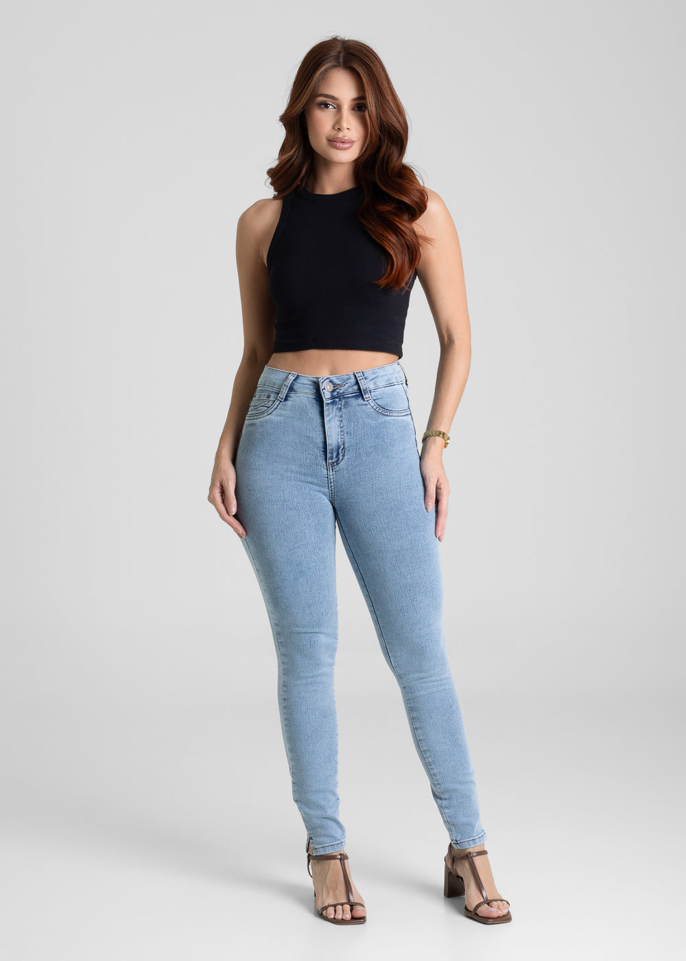 Calça Jeans Sawary Levanta Bumbum - 281979 AZUL