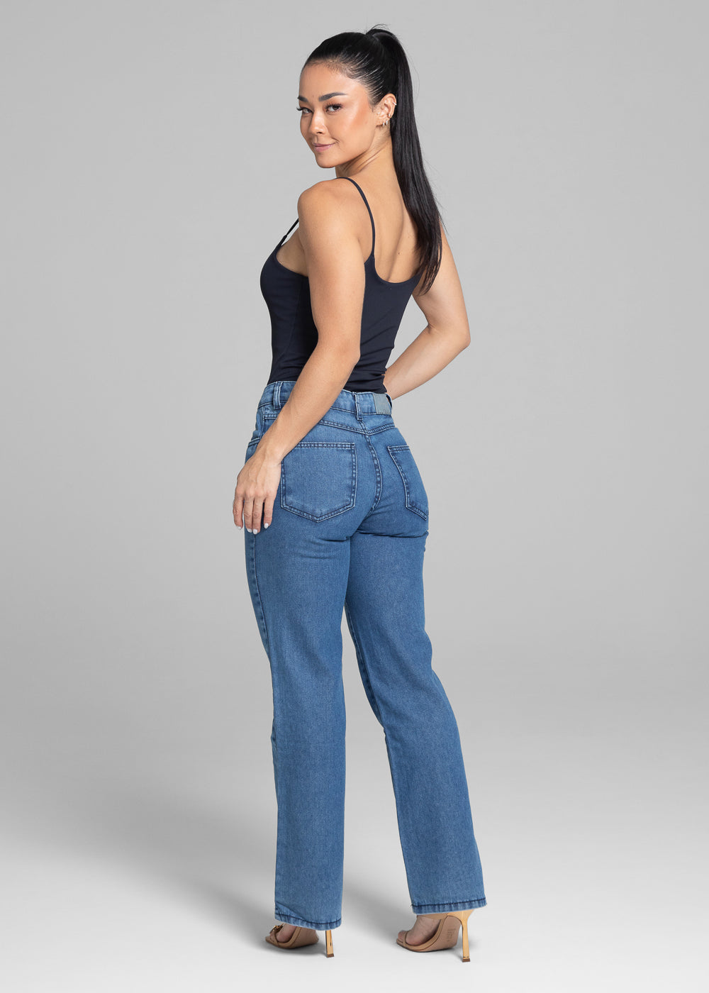 Calça Jeans Sawary Reta - 282006 INDIGO  SOBRETINTO