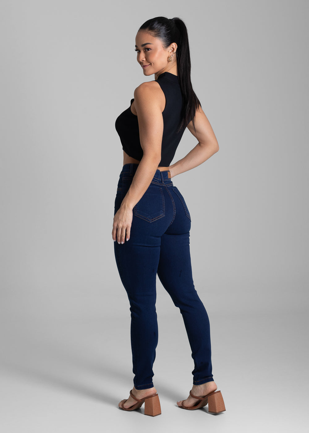 Calça Jeans Sawary Cigarrete - 282034 AZUL