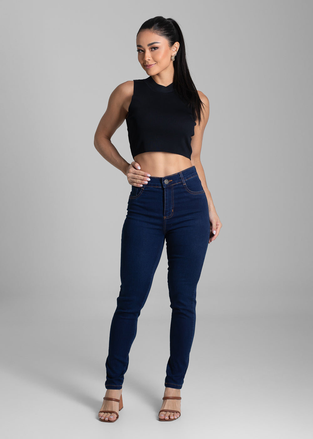 Calça Jeans Sawary Cigarrete - 282034 AZUL