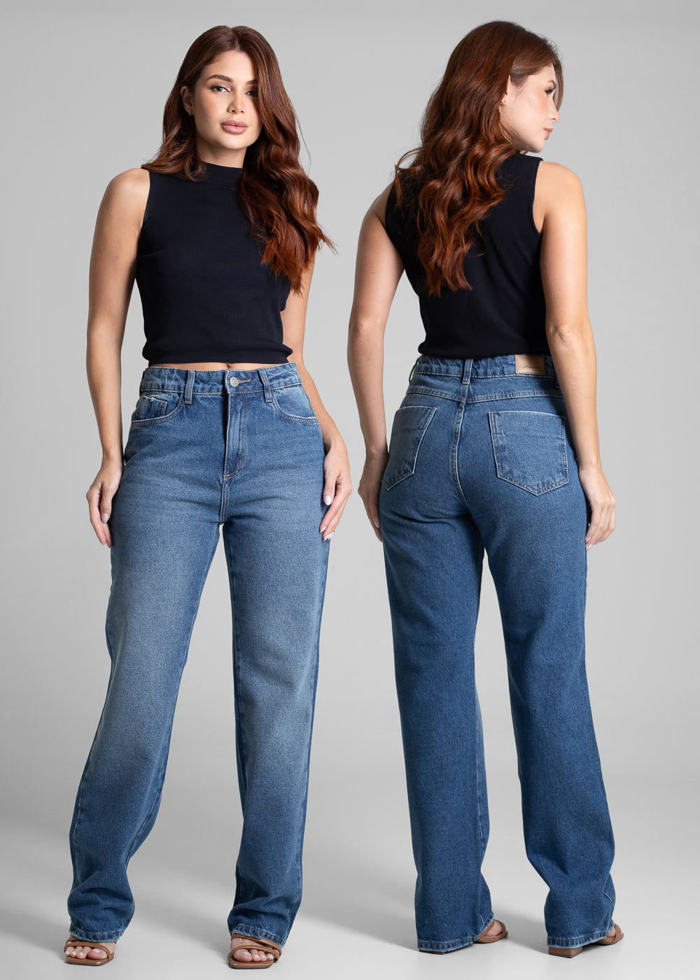 Calça Jeans Sawary Reta - 282051 AZUL