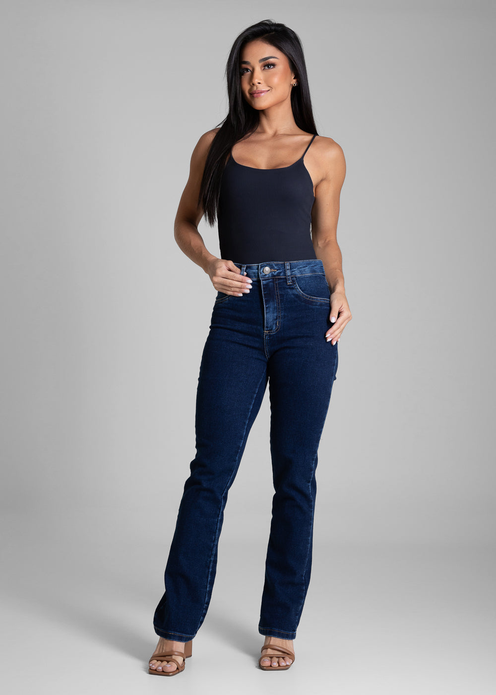 Calça Jeans Sawary Reta - 282054 AZUL