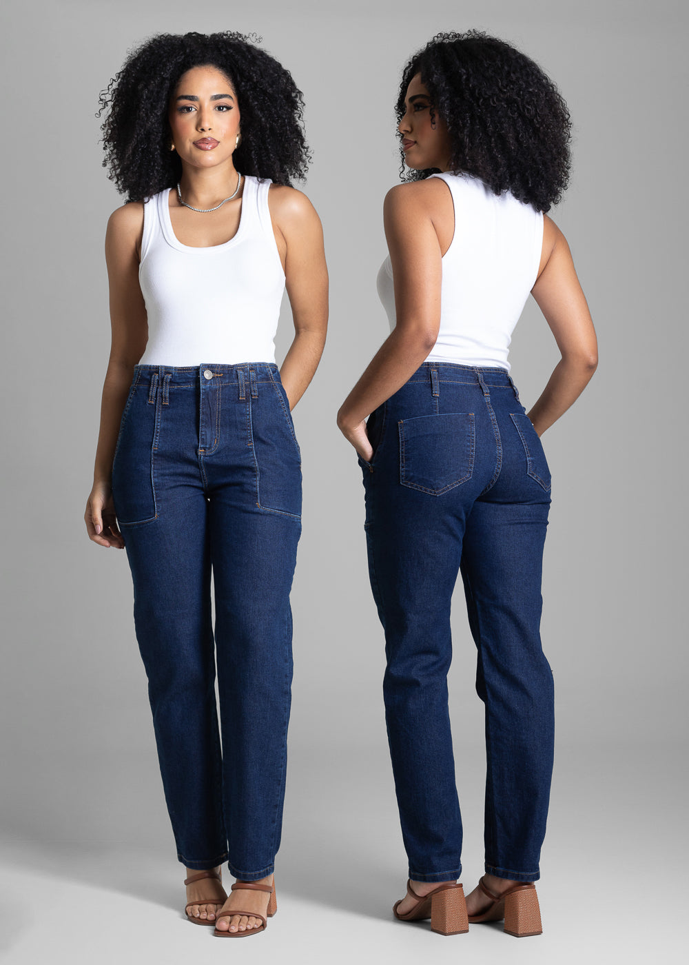 Calça Jeans Sawary Reta - 282059 AZUL