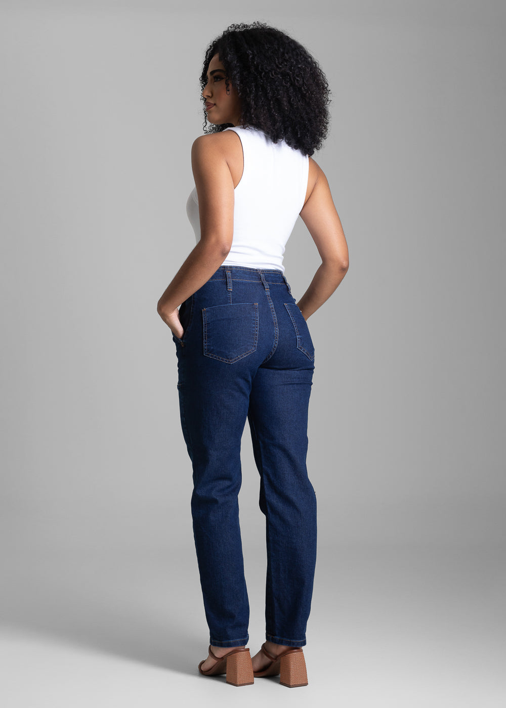 Calça Jeans Sawary Reta - 282059 AZUL