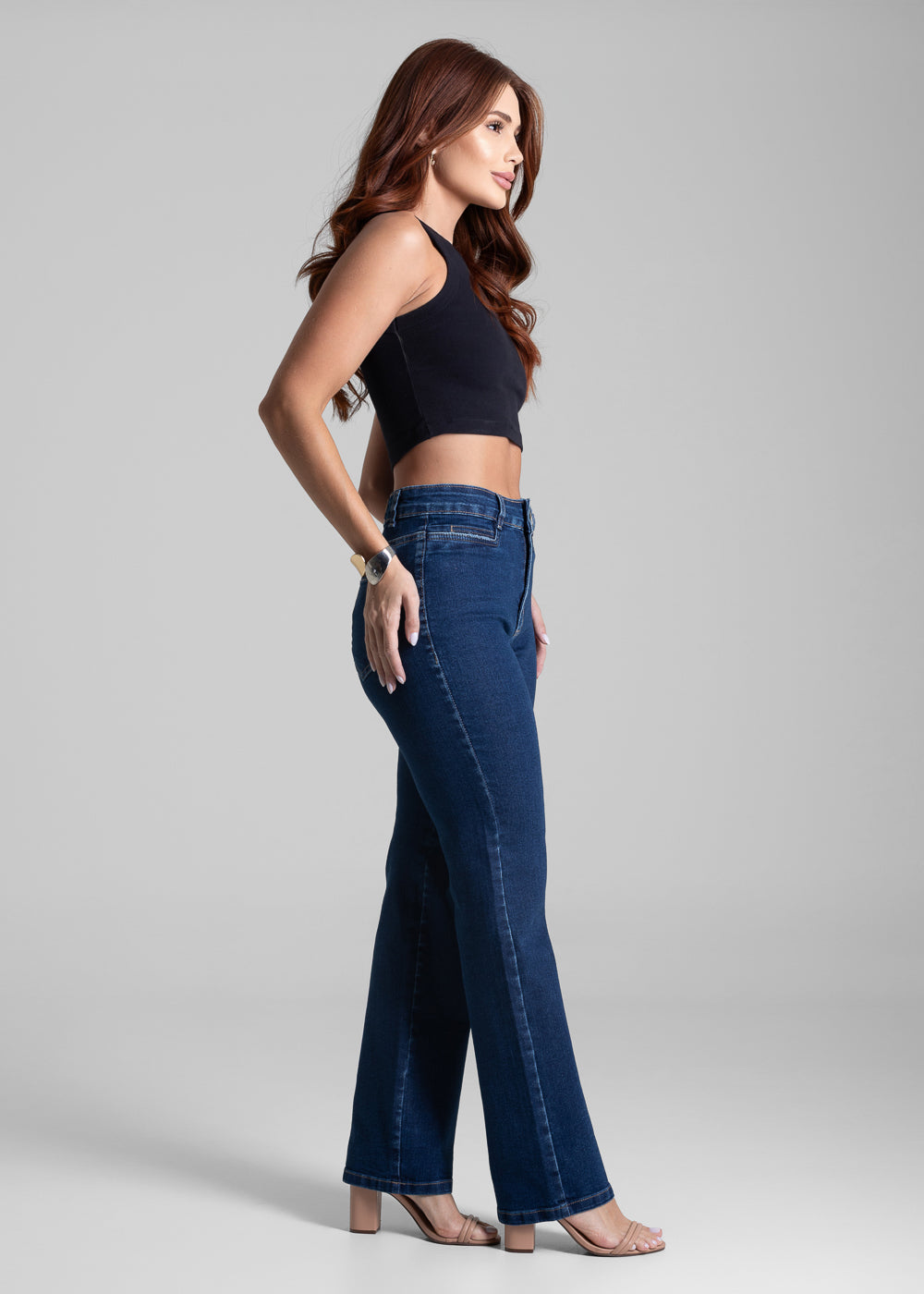 Calça Jeans Sawary Reta - 282061 AZUL
