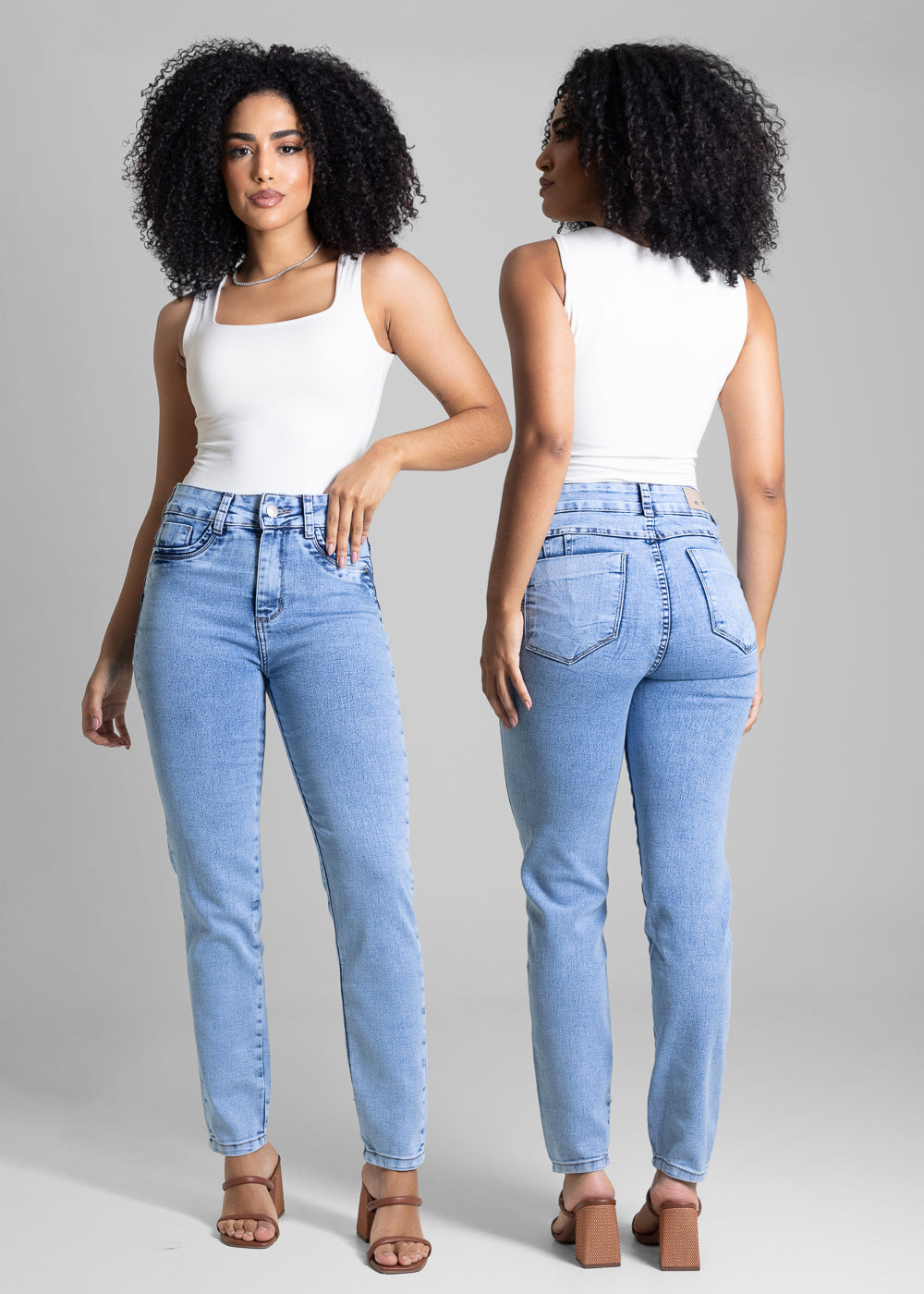 Calça Jeans Sawary Levanta Bumbum - 282064 AZUL