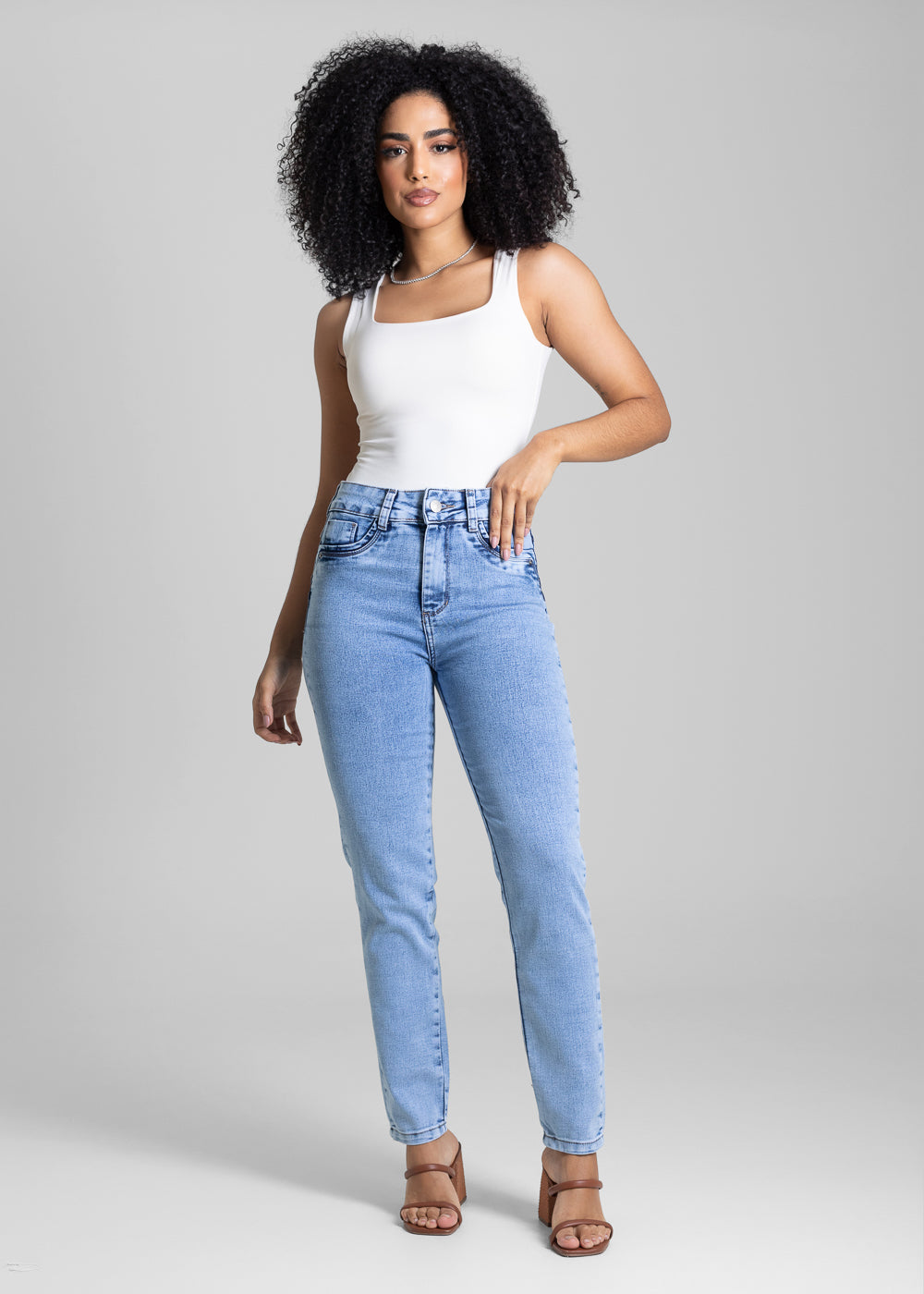 Calça Jeans Sawary Levanta Bumbum - 282064 AZUL