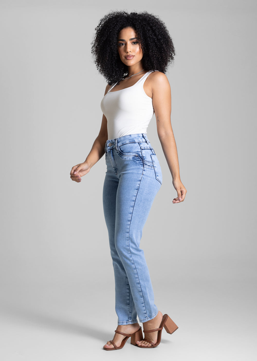 Calça Jeans Sawary Levanta Bumbum - 282064 AZUL