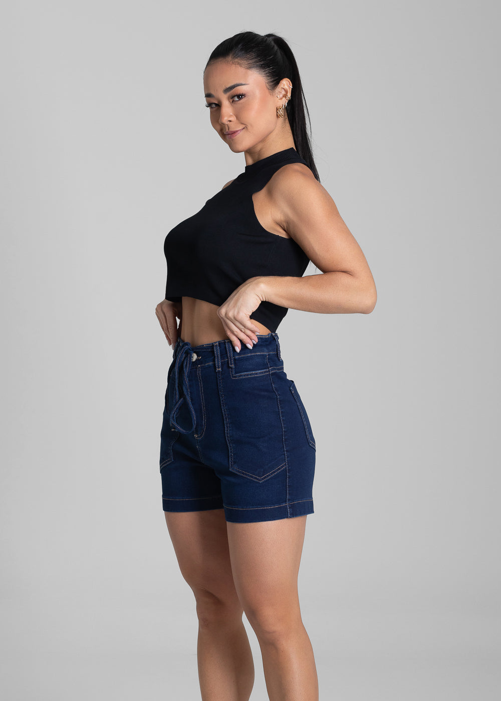 Shorts Jeans Sawary - 282080 AZUL