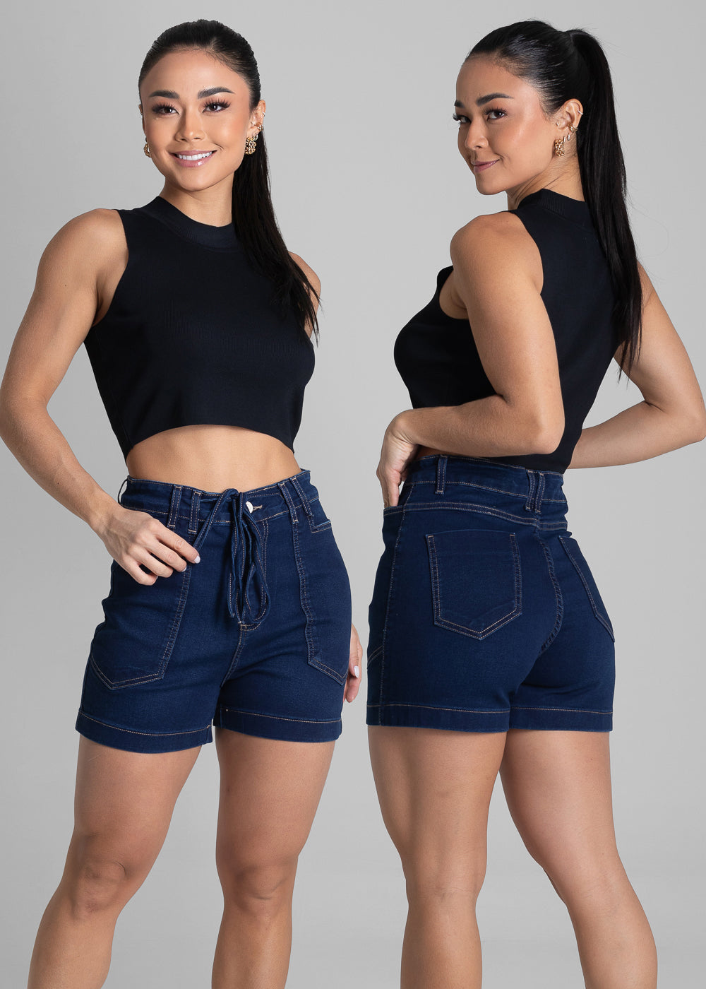Shorts Jeans Sawary - 282080 AZUL