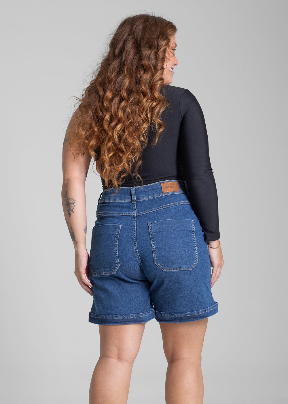 Shorts Jeans Sawary Plus Size - 282089 AZUL