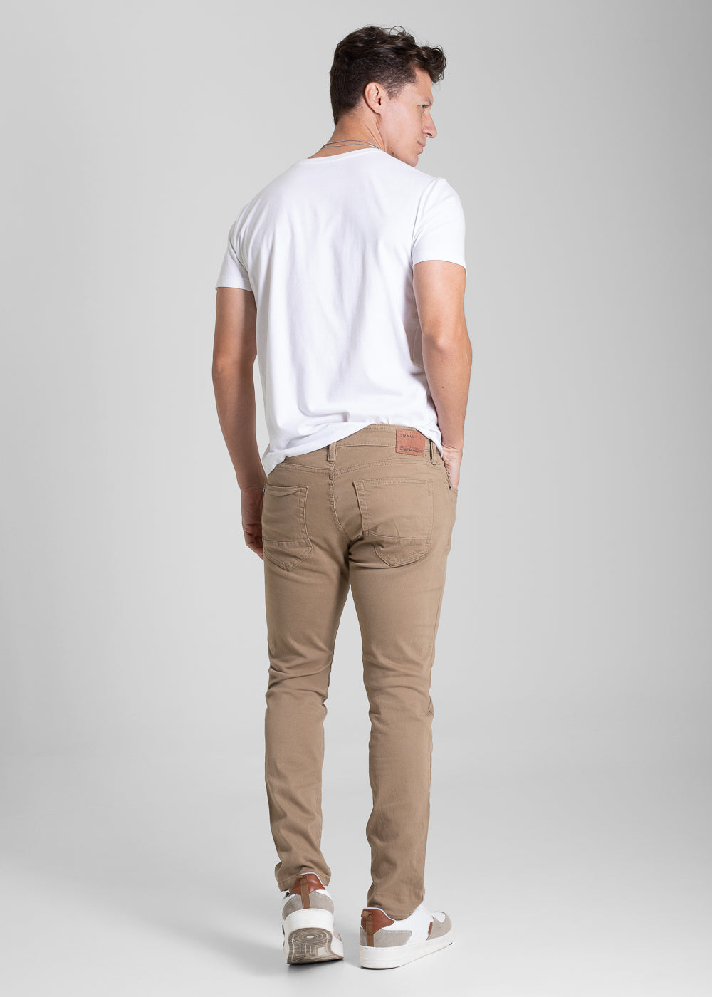 Calça Sarja Sawary Slim - 282101 BEGE