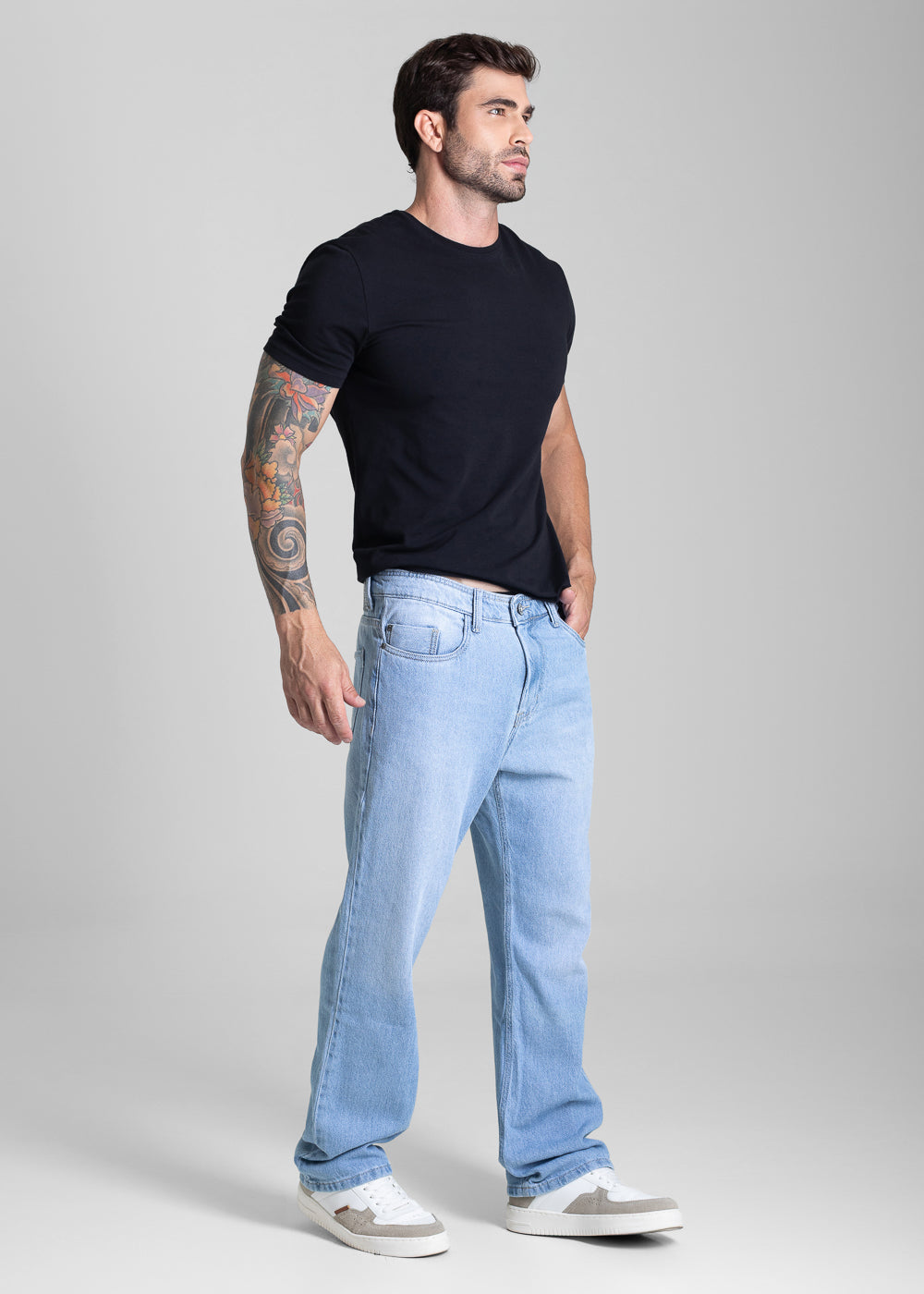 Calça Jeans Sawary Baggy - 282115 AZUL