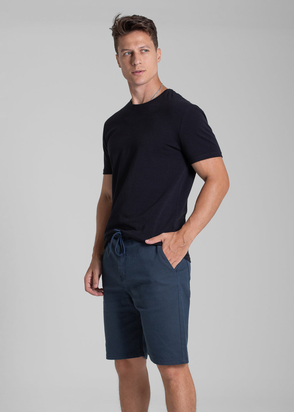 Bermuda Sarja Sawary - 282134 AZUL ESCURO