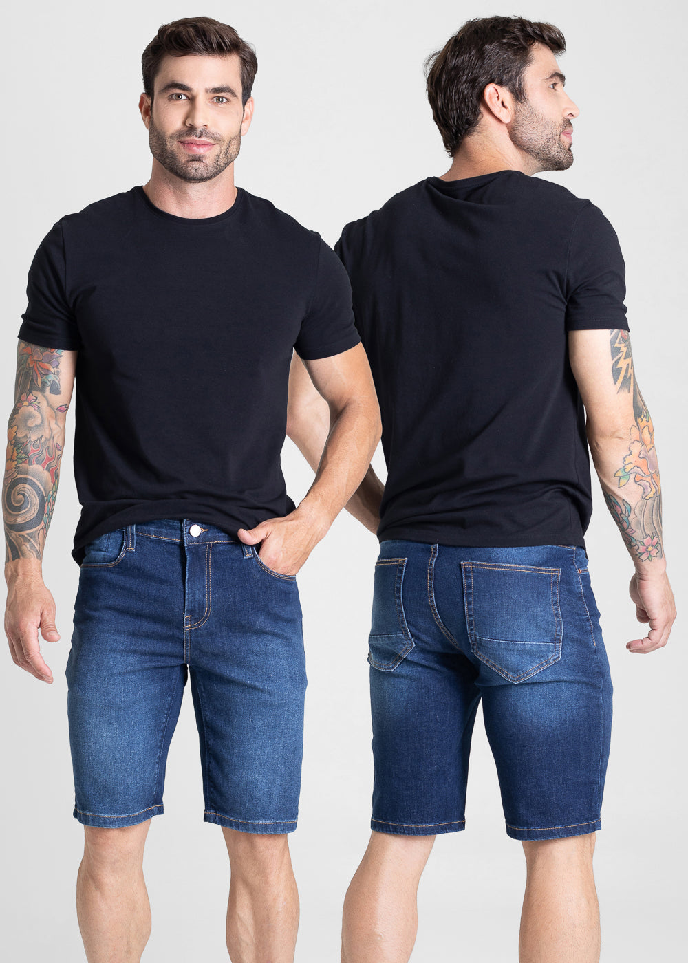 Bermuda Jeans Sawary - 282136 AZUL