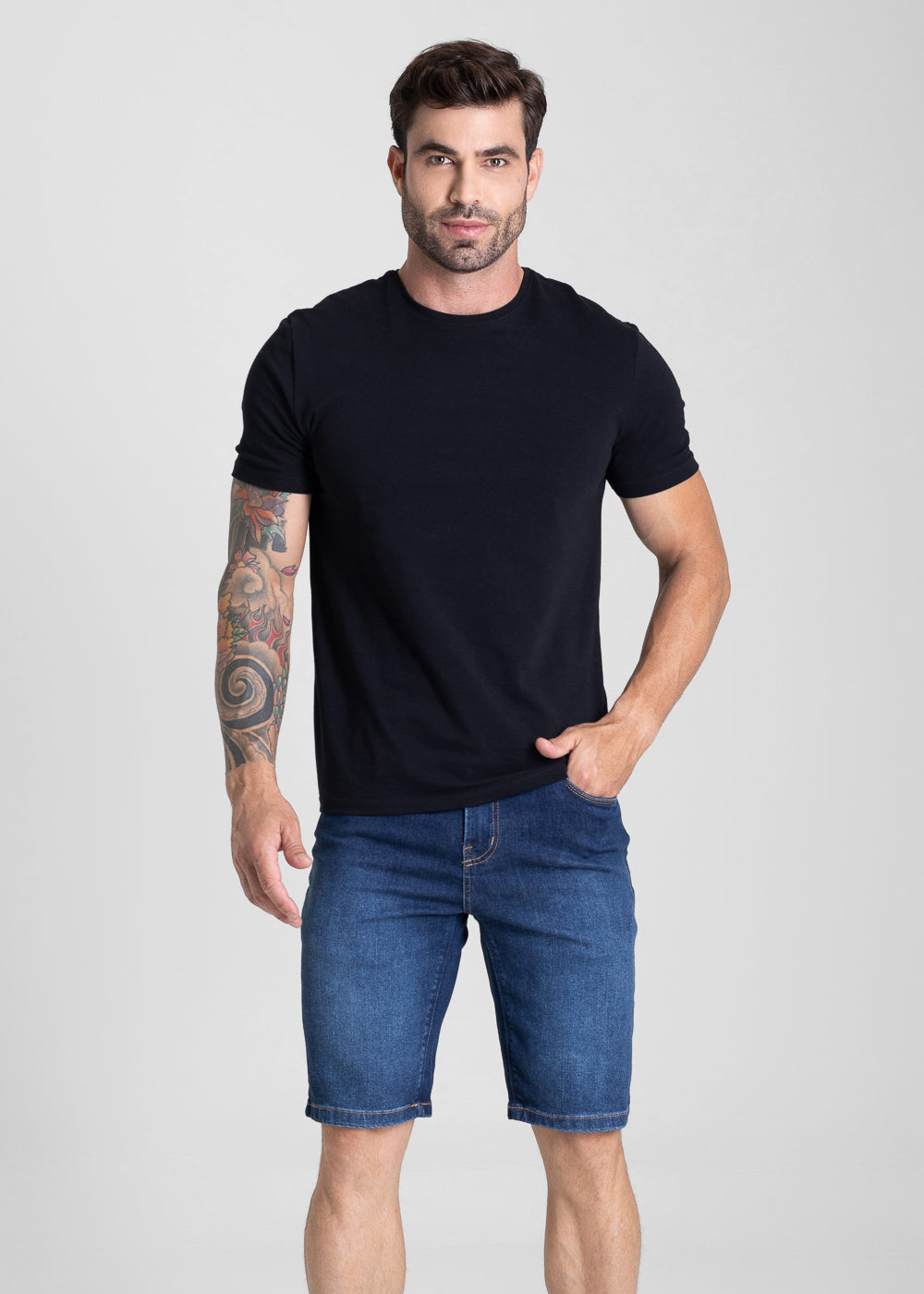 Bermuda Jeans Sawary - 282136 AZUL