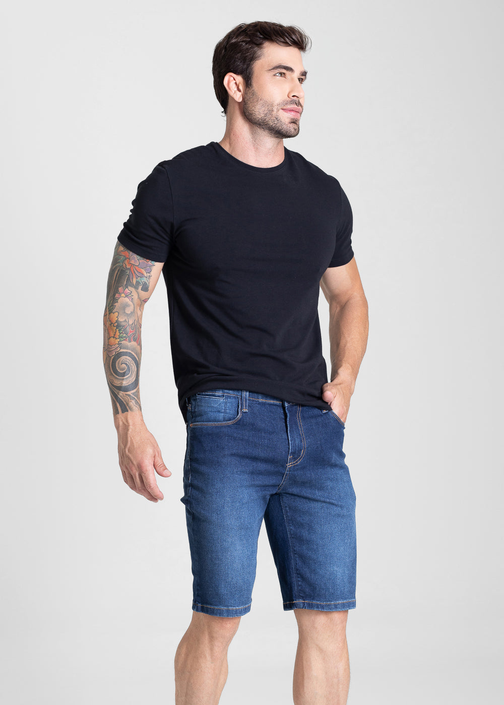 Bermuda Jeans Sawary - 282136 AZUL