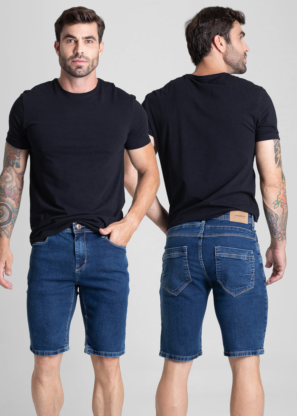 Bermuda Jeans Sawary - 282139 AZUL